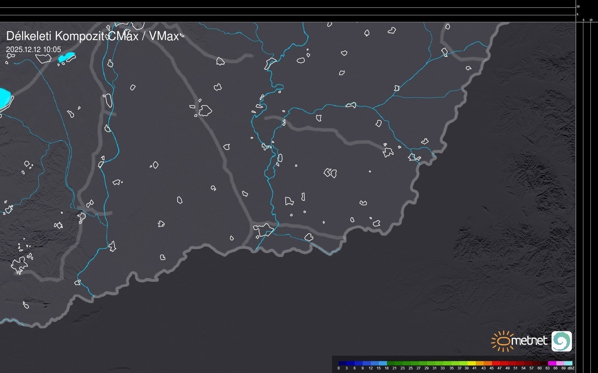 Délkelet radar (MetNet)