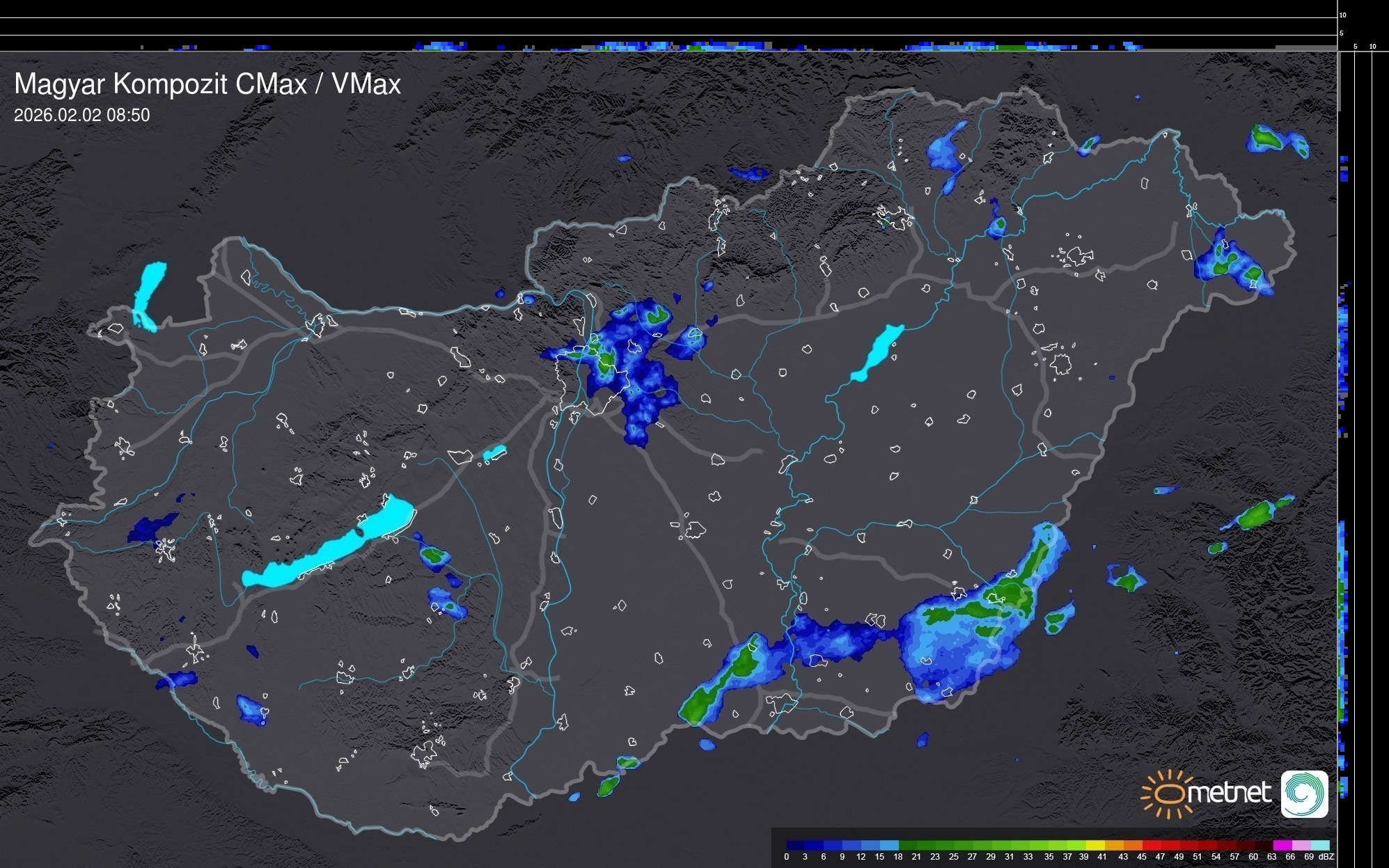 Országos radar (MetNet)