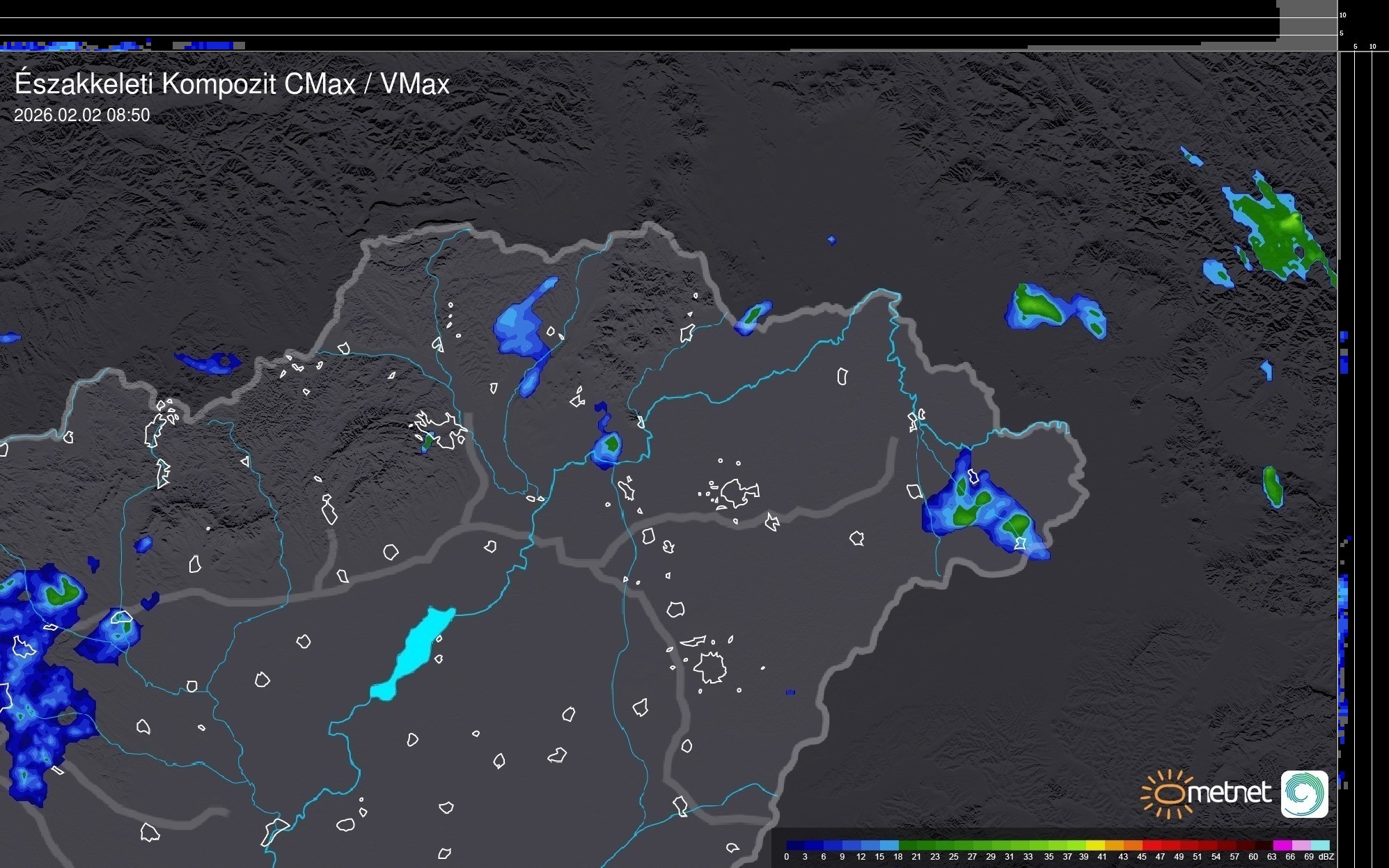 Északkelet radar (MetNet)