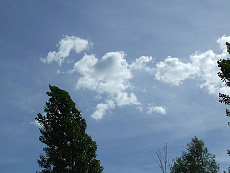 Cumulus humilis vagy cumulus fractus