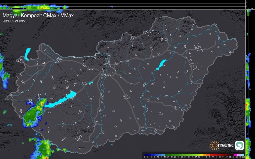 Nyugaton, délnyugaton már előfordulnak záporok, zivatarok