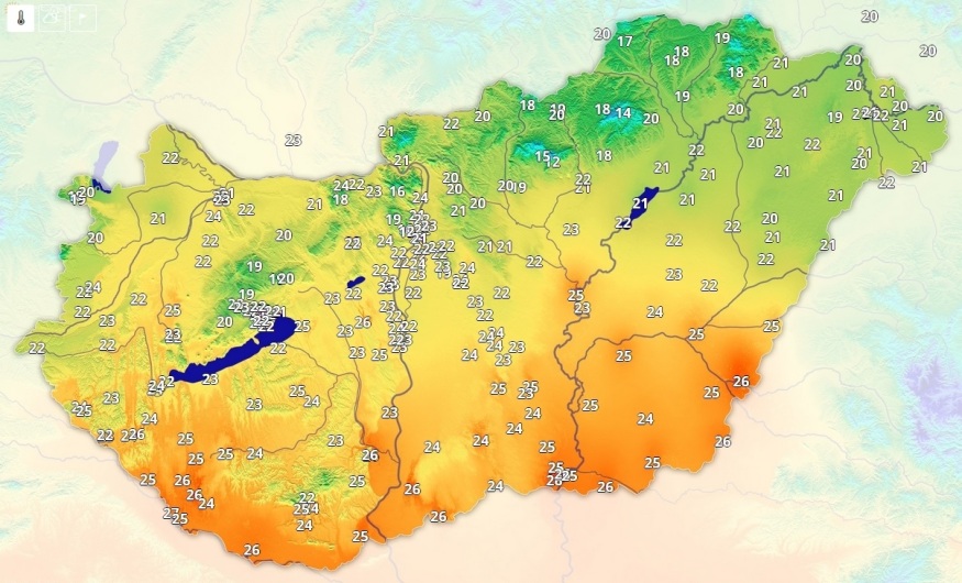 Északon tavaszi, délen nyárias idő