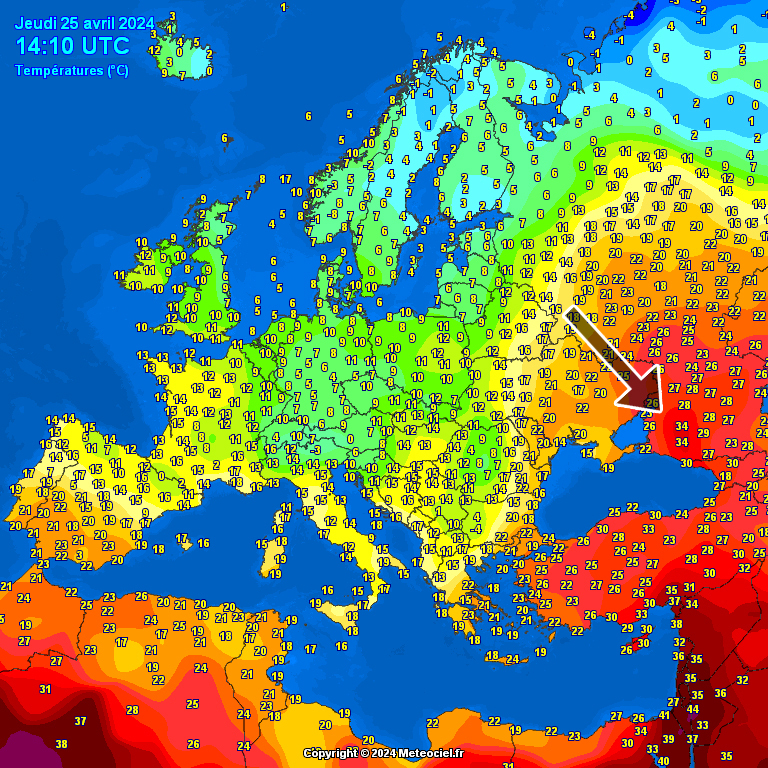 Oroszország délnyugati csücskében 34 fokokat is mérnek már!