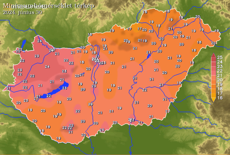 Nagyon enyhe volt a hajnal!
