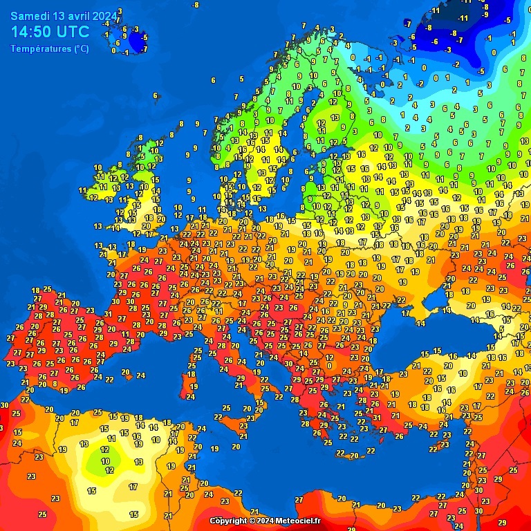 Európa déli felén tombol az áprilisi nyár