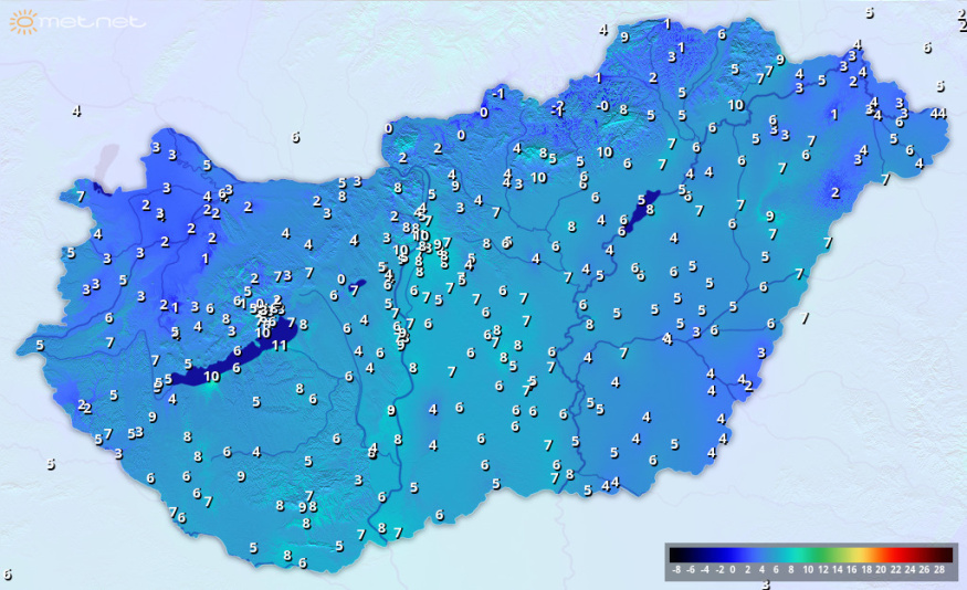 Csípős volt a hajnal északon