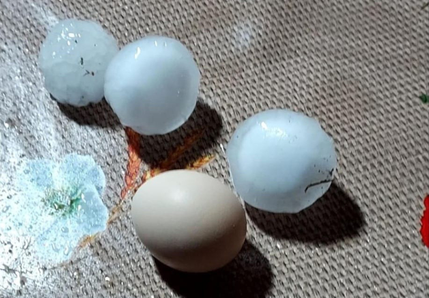 Tojás méretű jegek hullottak Romániában