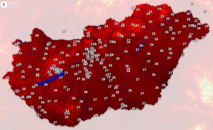 Országszerte nyáriasan meleg az idő!