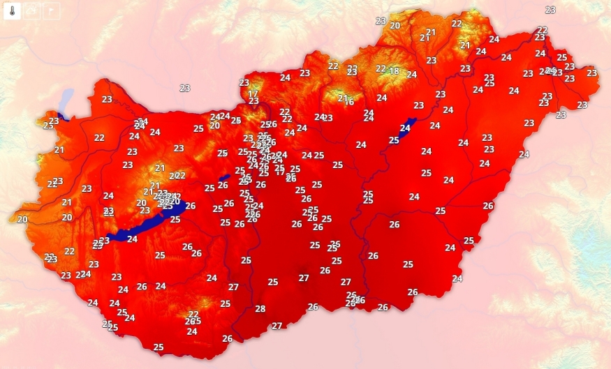 Nyáriasan meleg az idő!