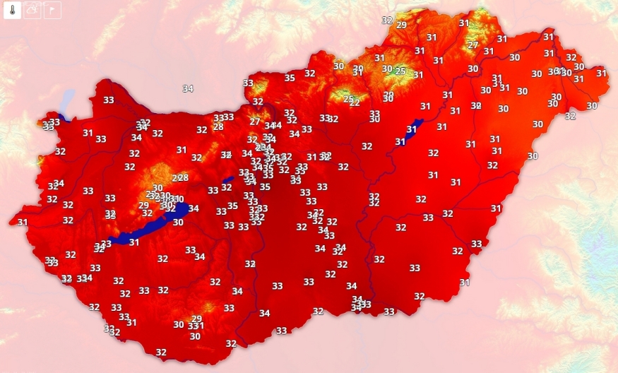 Országszerte 30 felett!