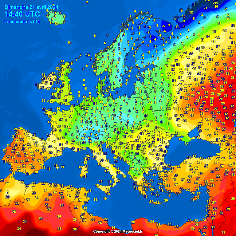 Európa jelentős részén hideg az idő