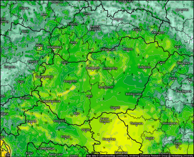 Hűvös lesz a péntek hajnal